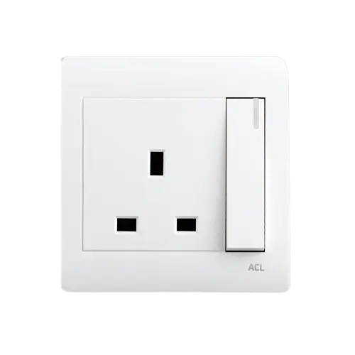 Elegance Series (White): 13A Switch Socket – ACL