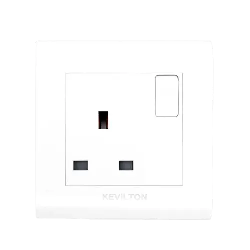 Modular Series (White): 13A Switch Socket – Kevilton